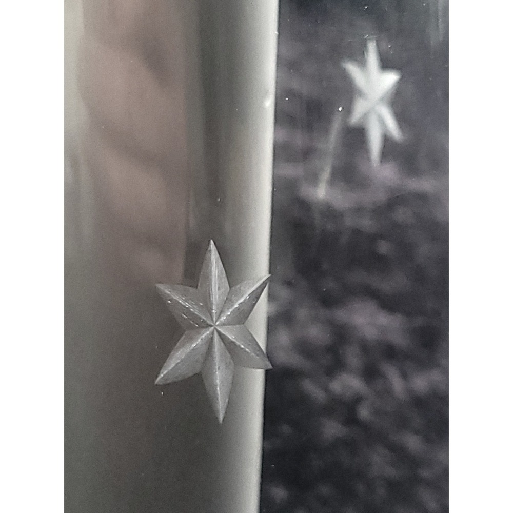 Vtg MCM Frigidtube Atomic Starburst Pitcher Etched Glass Ice Hand Blown Carafe - Picture 10 of 16